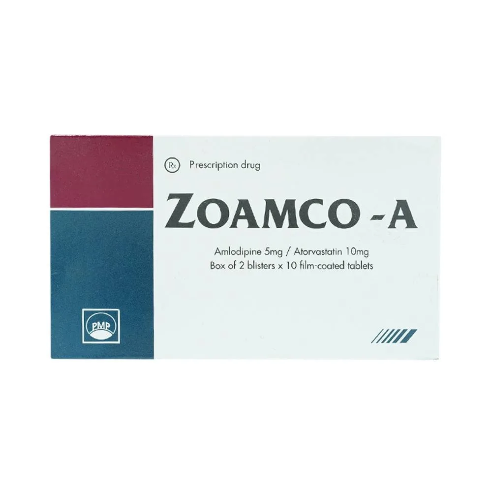 Hình ảnh Thuốc Zoamco-A Pymepharco điều trị tăng huyết áp (2 vỉ x 10 viên)
