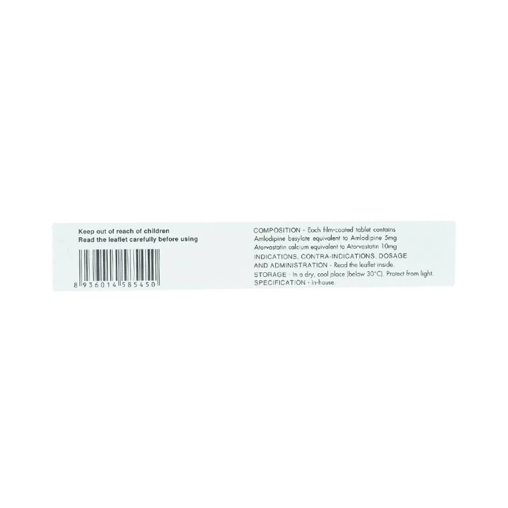 Hình ảnh Thuốc Zoamco-A Pymepharco điều trị tăng huyết áp (2 vỉ x 10 viên)