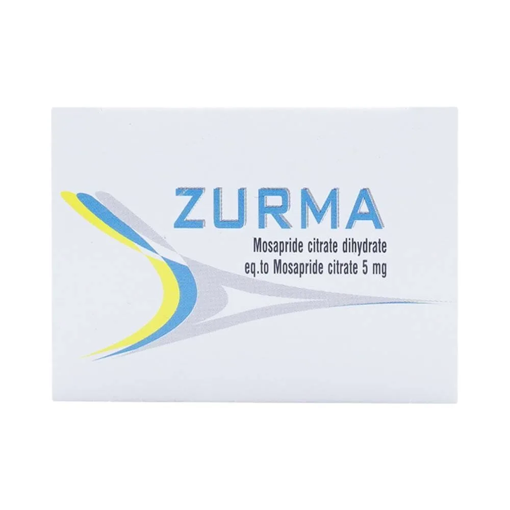 Hình ảnh Thuốc Zurma 5mg DaviPharm điều trị các triệu chứng dạ dày, ruột (10 vỉ x 10 viên)