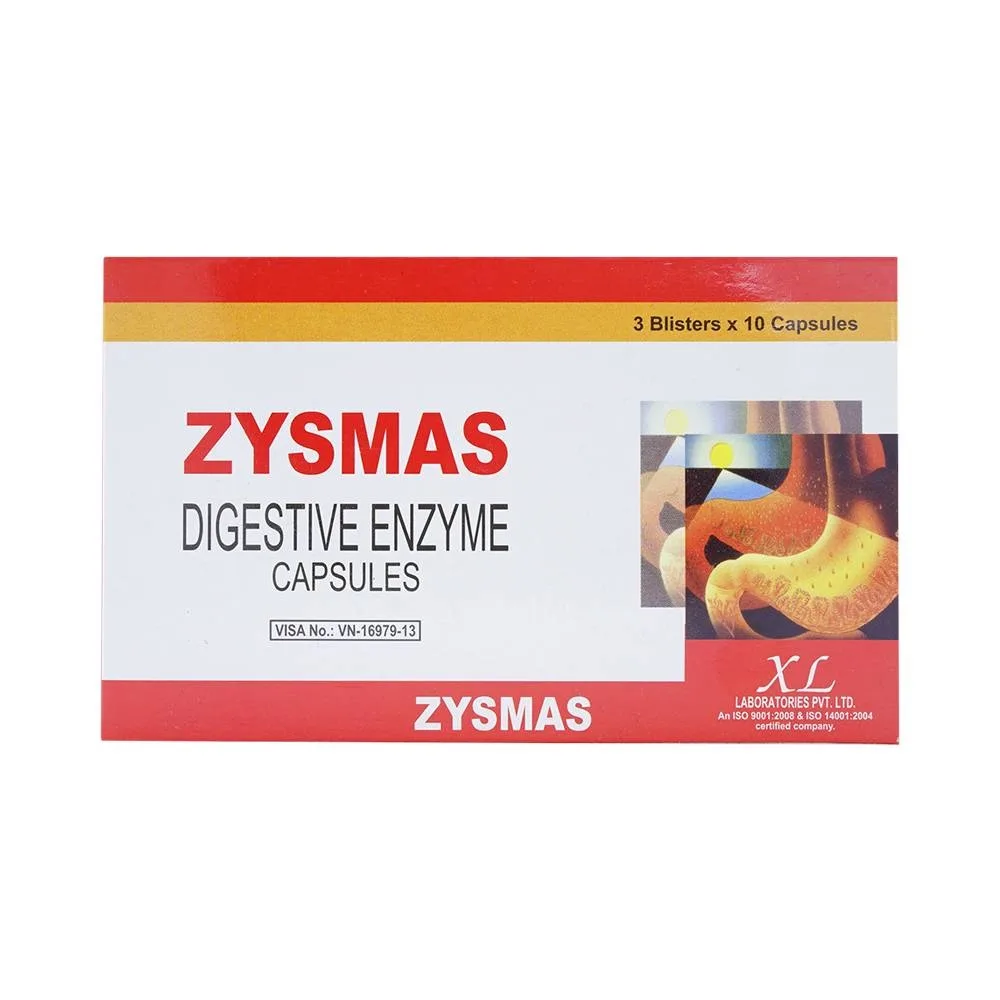 Hình ảnh Thuốc Zysmas điều trị khó tiêu, ăn không ngon, hỗ trợ tiêu hóa (3 vỉ x 10 viên)