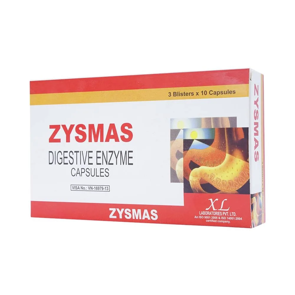Hình ảnh Thuốc Zysmas điều trị khó tiêu, ăn không ngon, hỗ trợ tiêu hóa (3 vỉ x 10 viên)