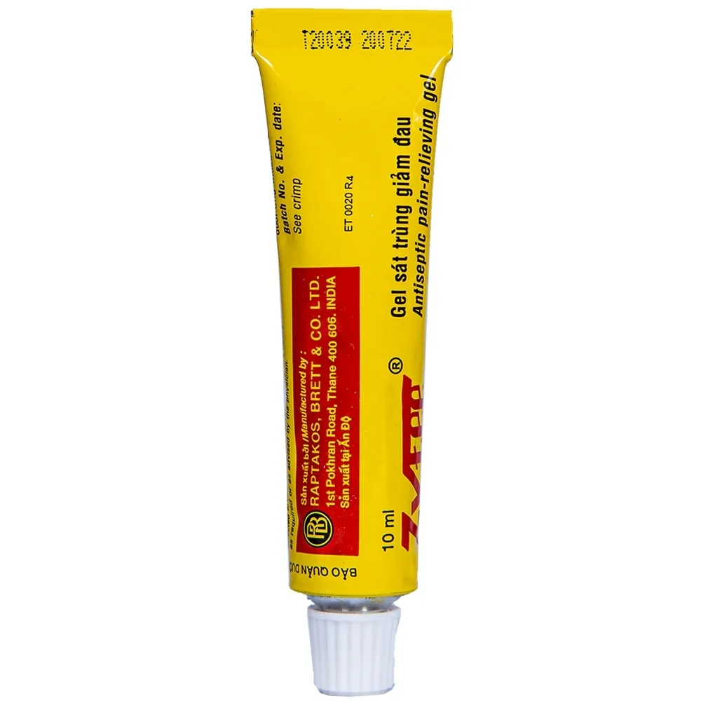 Hình ảnh Gel Zytee RB Raptakos sát trùng giảm đau (10ml)