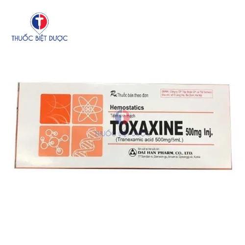 Hình ảnh Toxaxine 500mg Inj