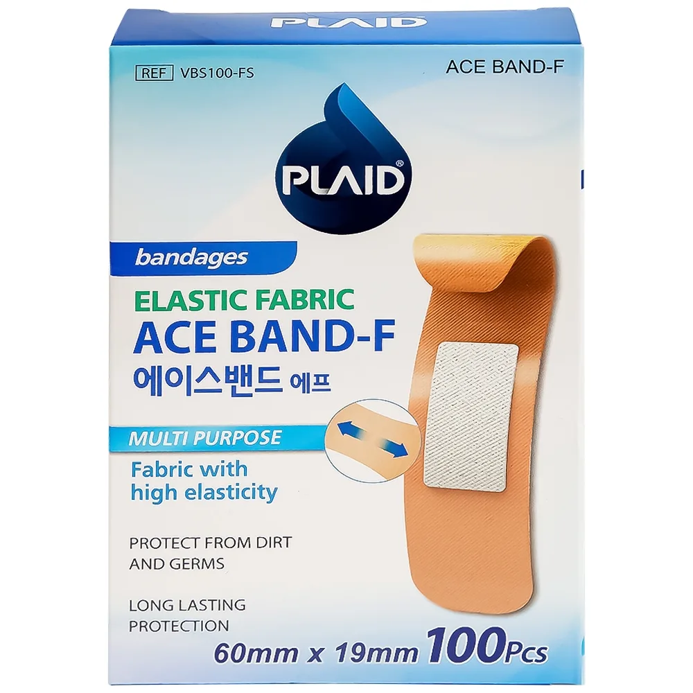 Hình ảnh Băng keo cá nhân vải Elastic Fabric Ace Band-F 60mm x 19mm Young Chemical bảo vệ vết thương (100 miếng)