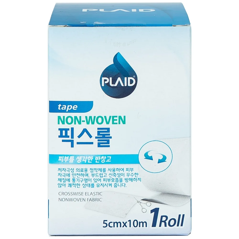 Hình ảnh Băng keo cuộn co giãn Fix Roll 5cm x 10m Young Chemical cố định ống truyền dẫn, dán lên gạc cố định vết thương (1 cuộn)