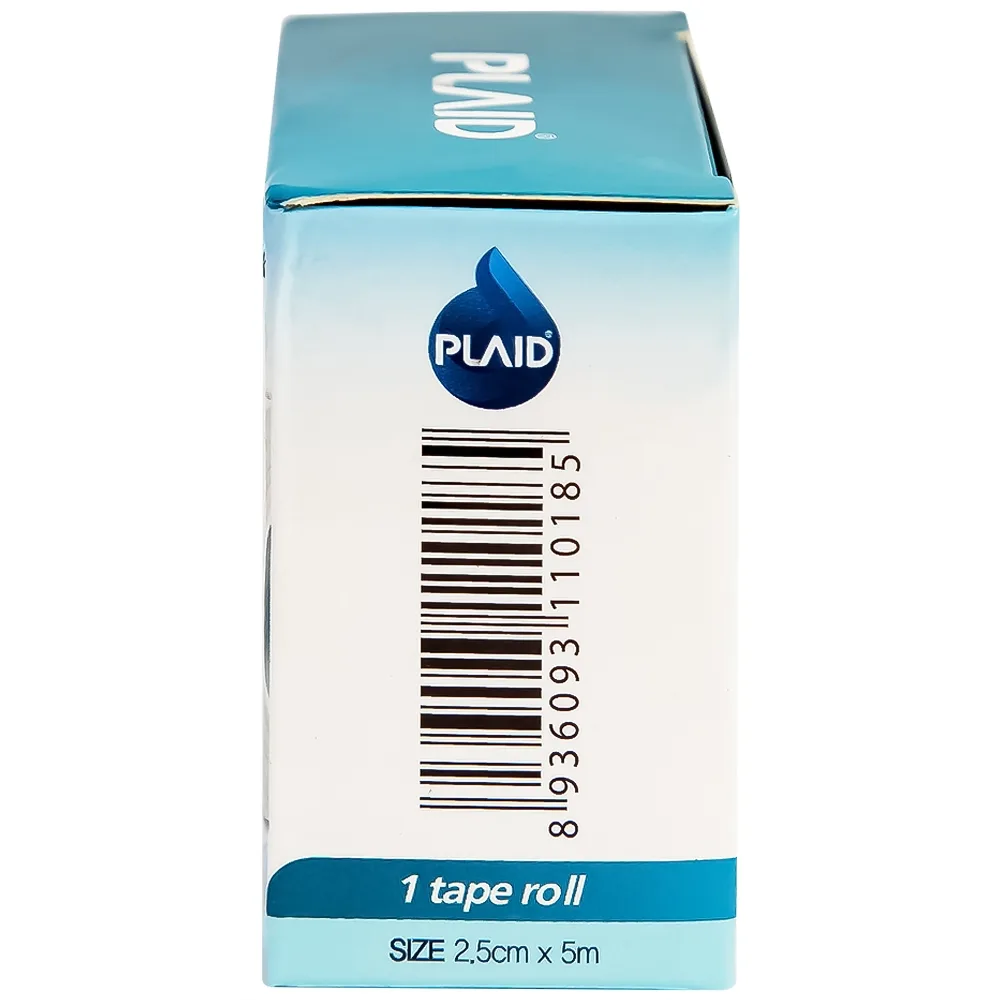 Hình ảnh Băng keo cuộn lụa Young Plaster-Silk 2.5cm x 5m Young Chemical cố định ống truyền dẫn, dán lên gạc cố định vết thương (1 cuộn)