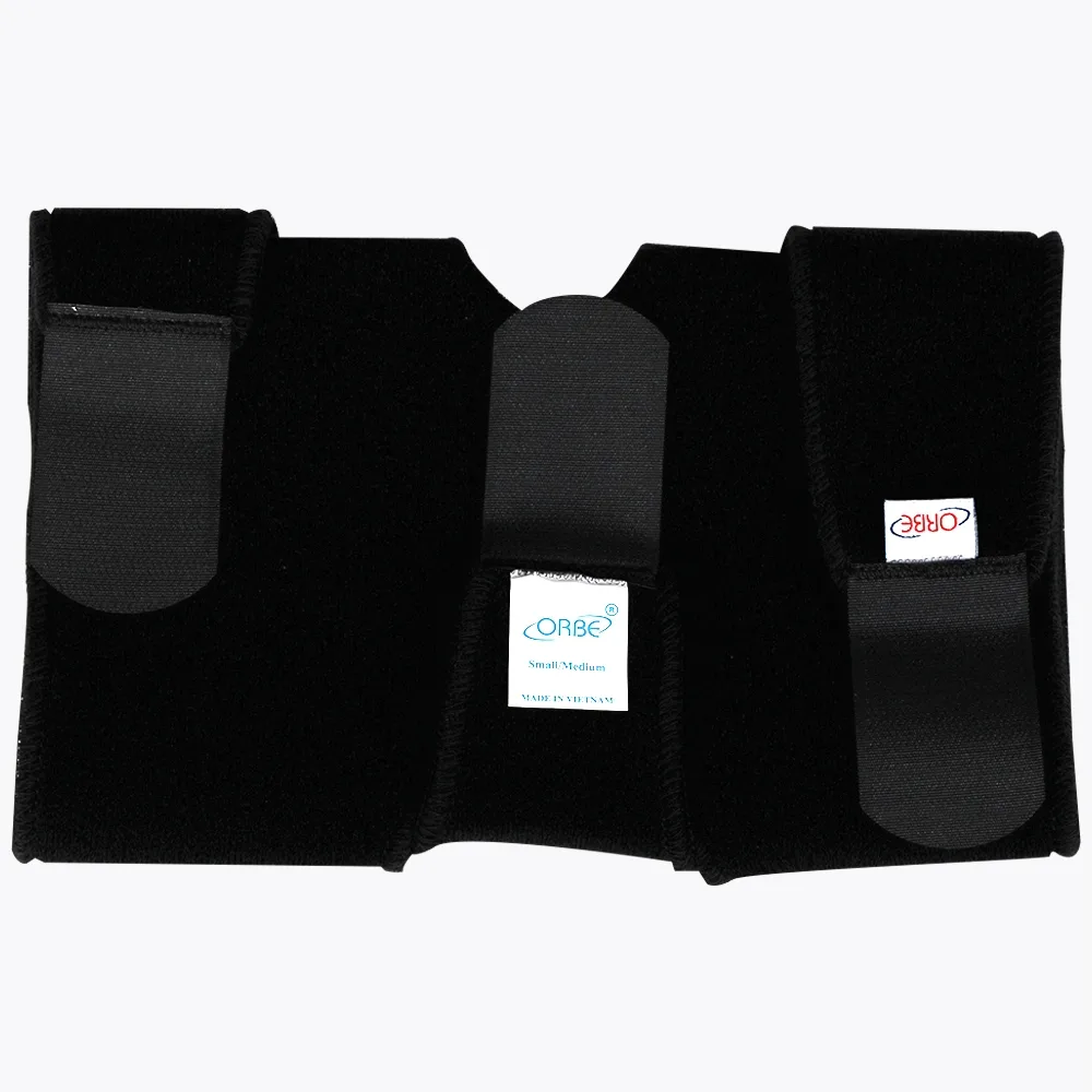 Hình ảnh Băng thun gối H1 màu đen size S/M Orbe hỗ trợ vận động khi chơi thể thao