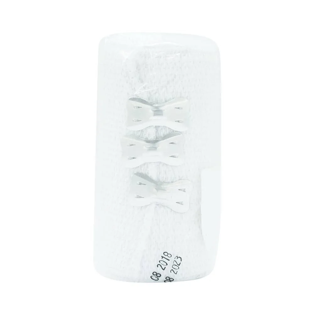 Hình ảnh Băng thun y tế Bảo Thạch 0.1m x 3m dùng để băng nén ép cầm máu, cố định khớp (10 cuộn)