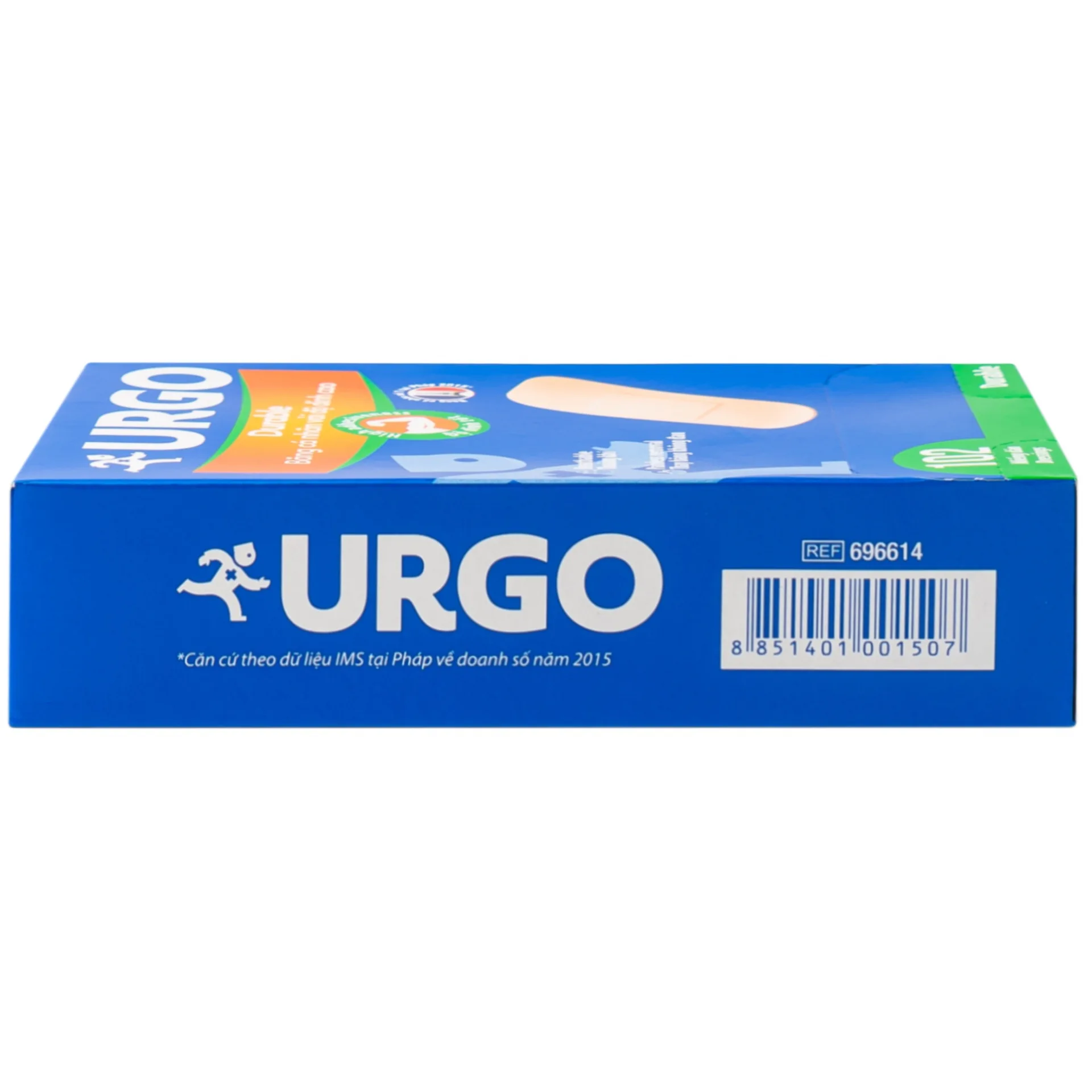 Hình ảnh Băng cá nhân vải độ dính cao Urgo Durable size 2cm x 6cm bảo vệ các vết thương nhỏ, vết trầy xước, rách da (102 miếng)