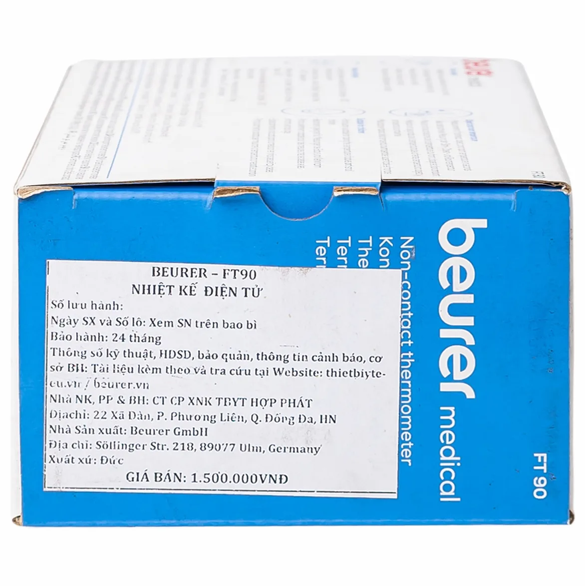 Hình ảnh Nhiệt kế điện tử Beurer Medical FT90 đo nhiệt độ trán không tiếp xúc, đo nhiệt độ của đồ vật và phòng