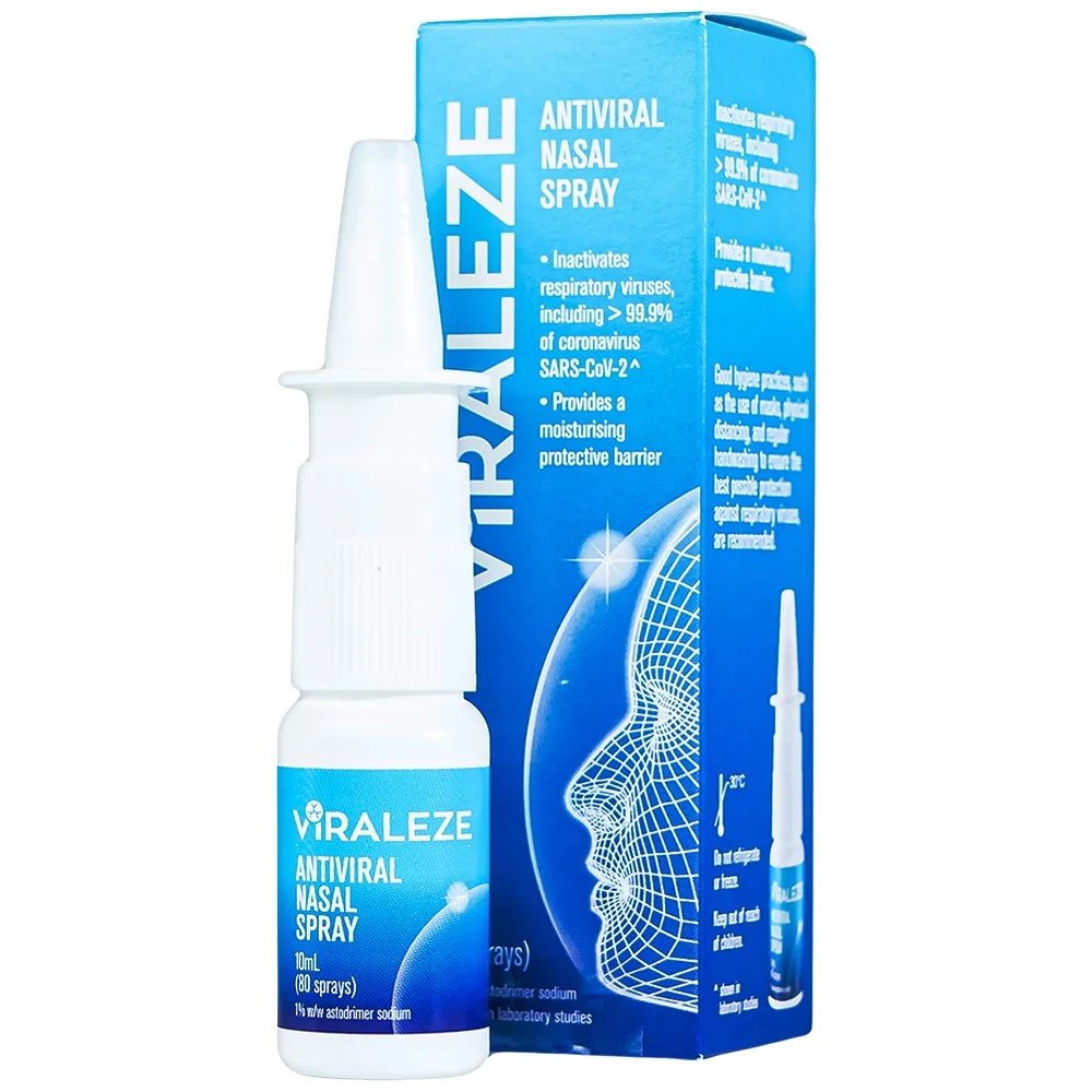 Hình ảnh Bình xịt mũi Viraleze kháng virus gây bệnh đường hô hấp (10ml)