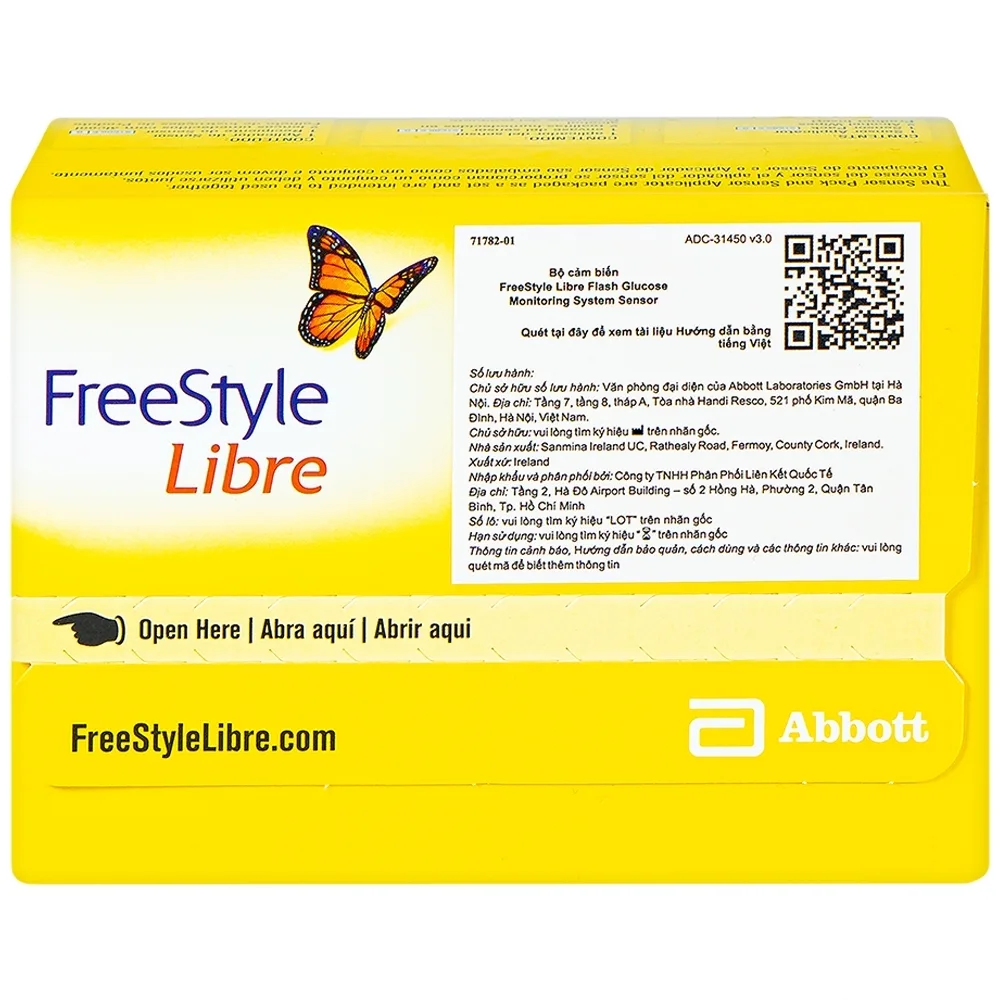 Hình ảnh Bộ cảm biến Freestyle Libre Flash Glucose Monitoring Sensor Abbott kiểm tra đường huyết trong một giây