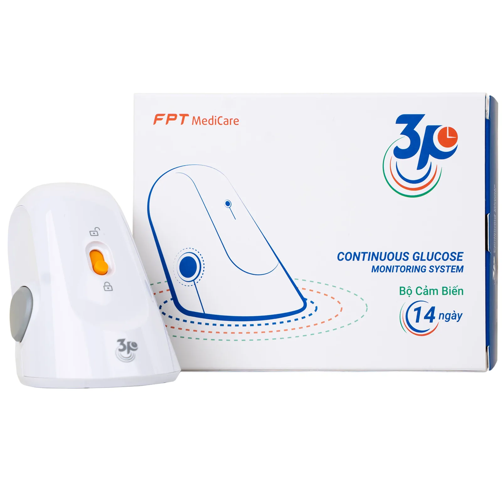 Hình ảnh Bộ cảm biến máy đo đường huyết liên tục 3P cho bệnh nhân mắc bệnh tiểu đường
