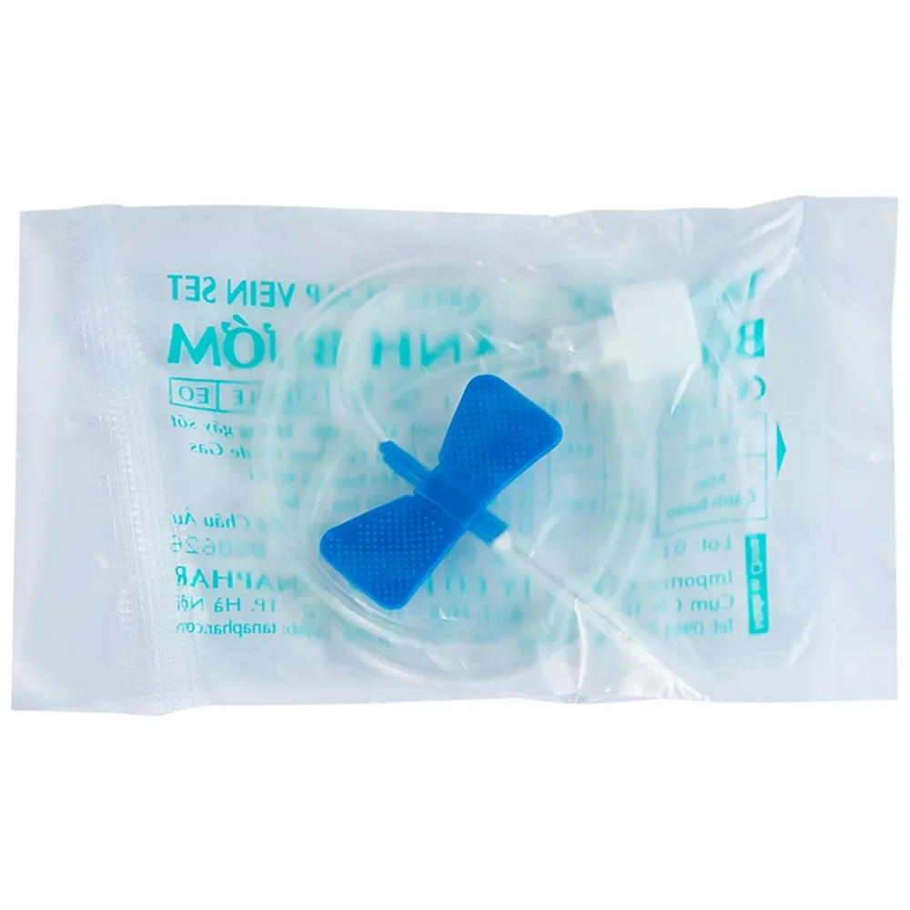 Hình ảnh Bộ Kim Cánh Bướm Tanako Tanaphar truyền tĩnh mạch có cánh định vị (100 bộ)