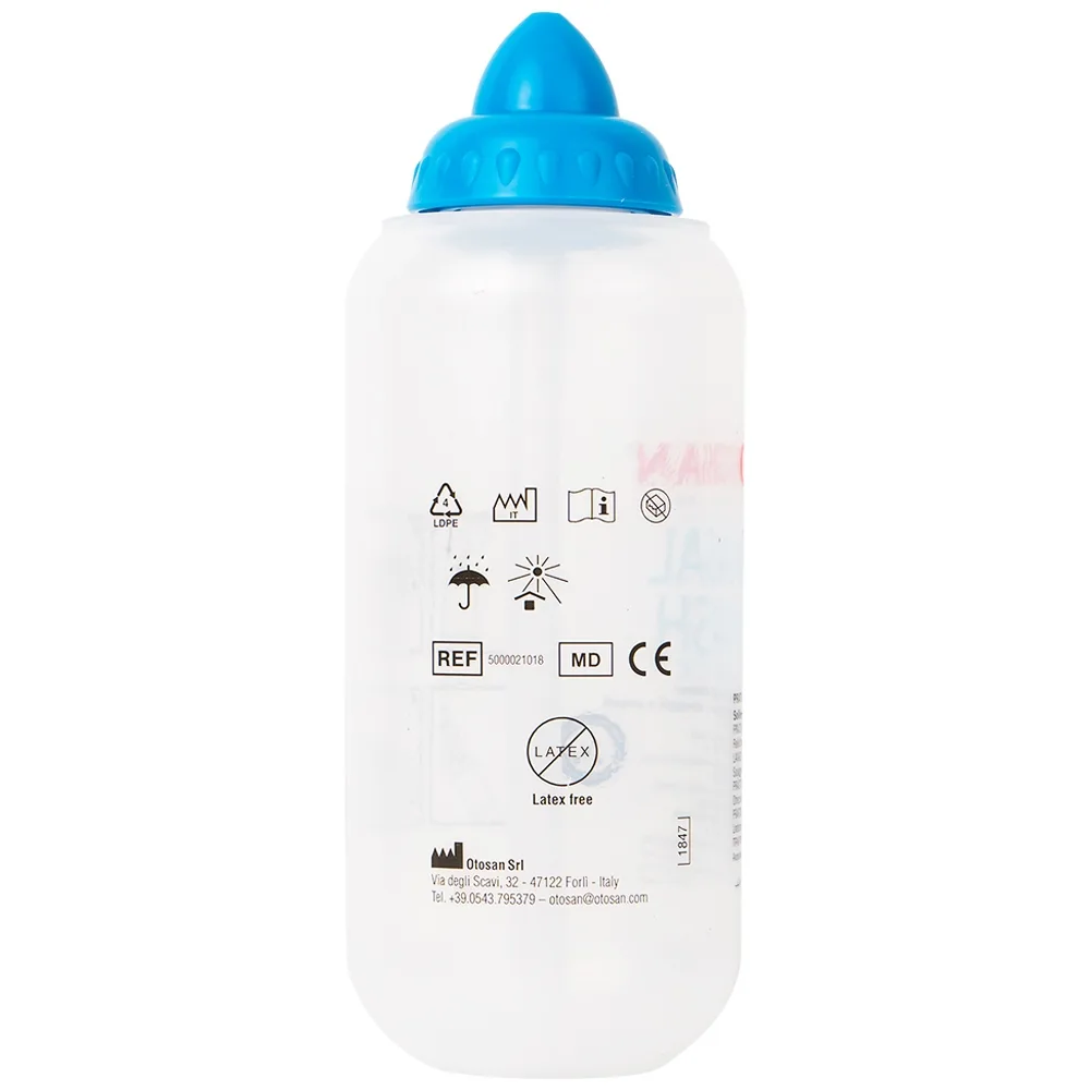 Hình ảnh Bộ rửa xoang mũi Otosan Nasal Wash làm sạch sâu, hồi phục chứng viêm mũi dị ứng (1 kít + 30 gói)