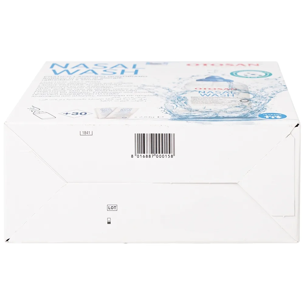 Hình ảnh Bộ rửa xoang mũi Otosan Nasal Wash làm sạch sâu, hồi phục chứng viêm mũi dị ứng (1 kít + 30 gói)