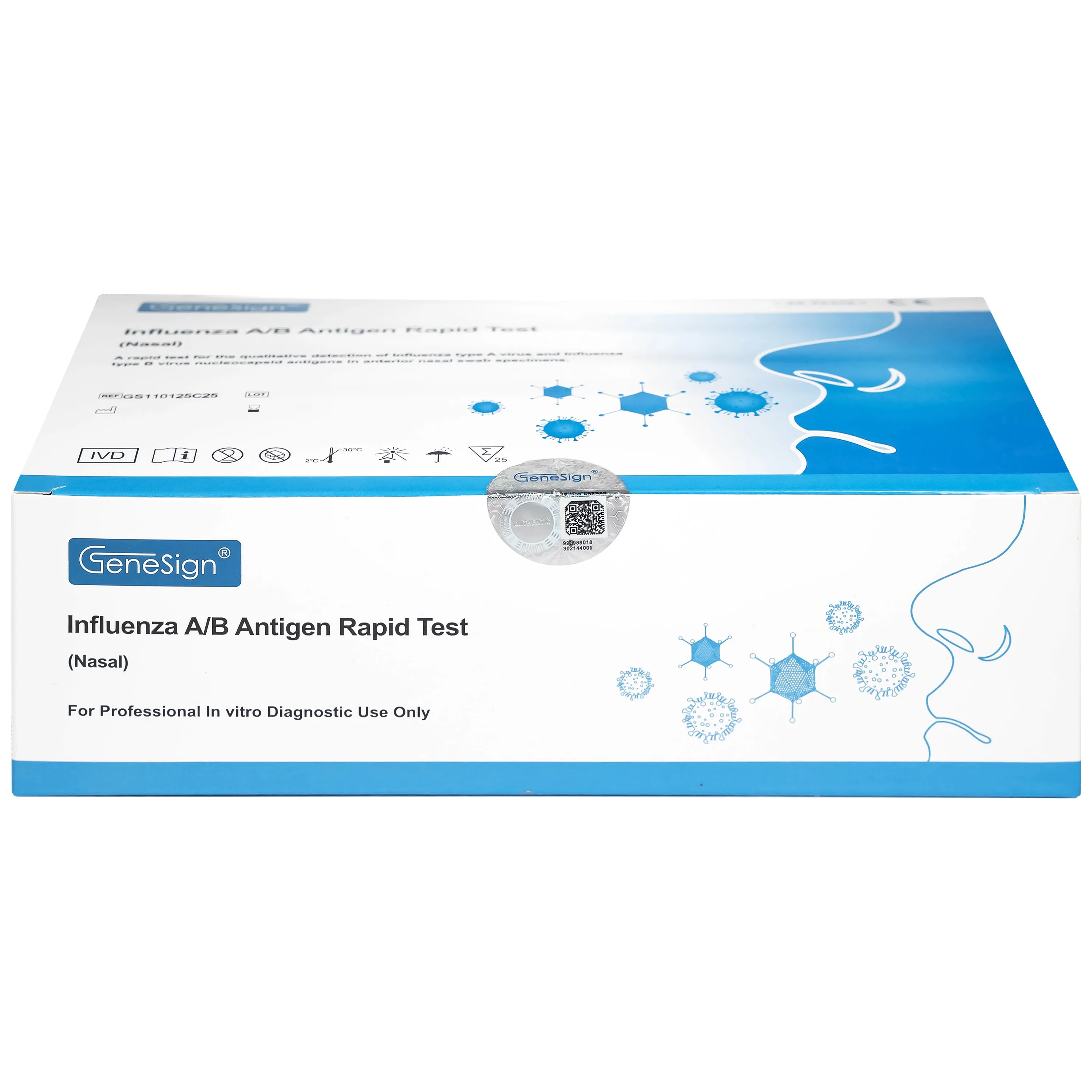 Hình ảnh Kit test cúm A/B Genesign (25 kít)