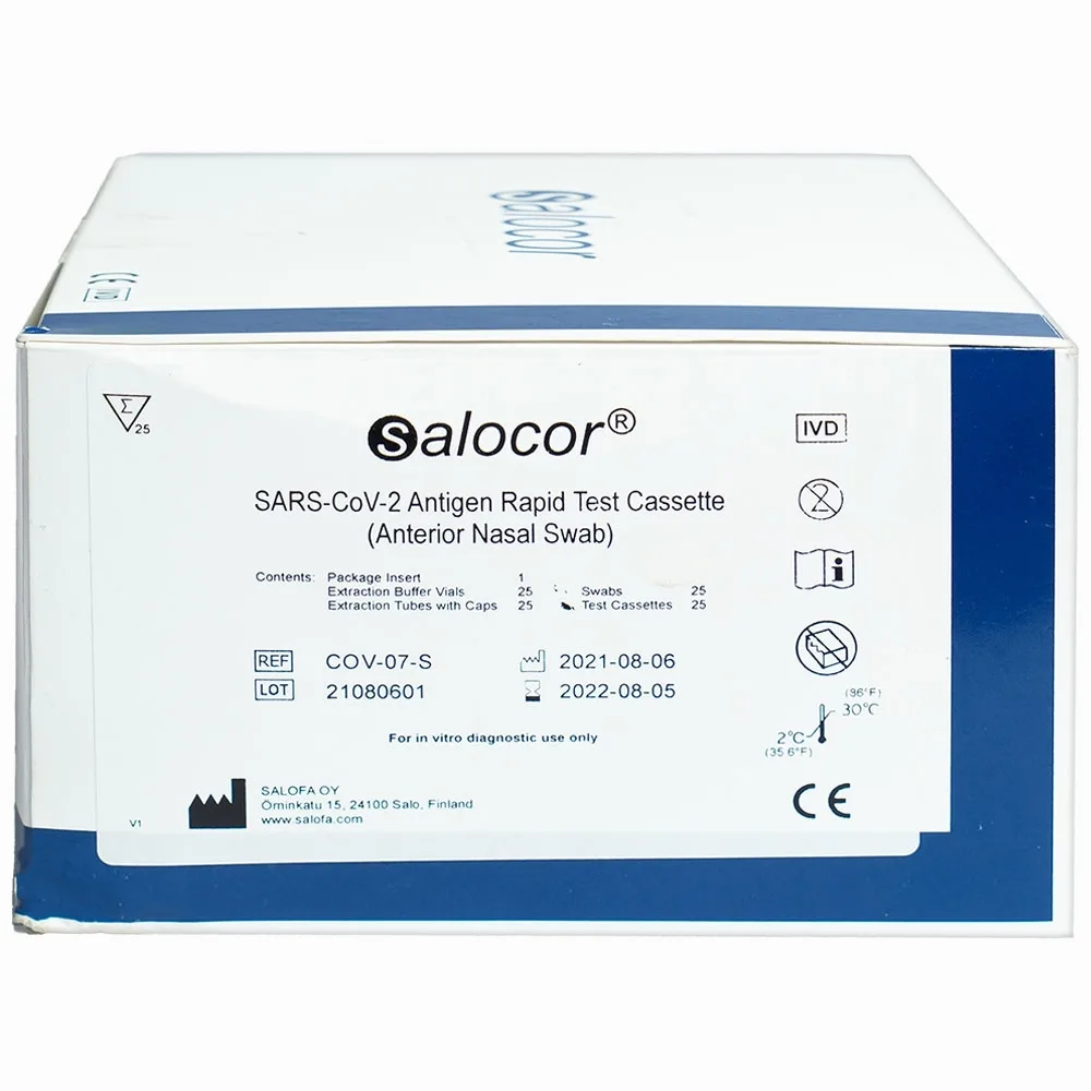 Hình ảnh Bộ xét nghiệm kháng nguyên SAR-CoV-2 Antigen Rapid Test Casette