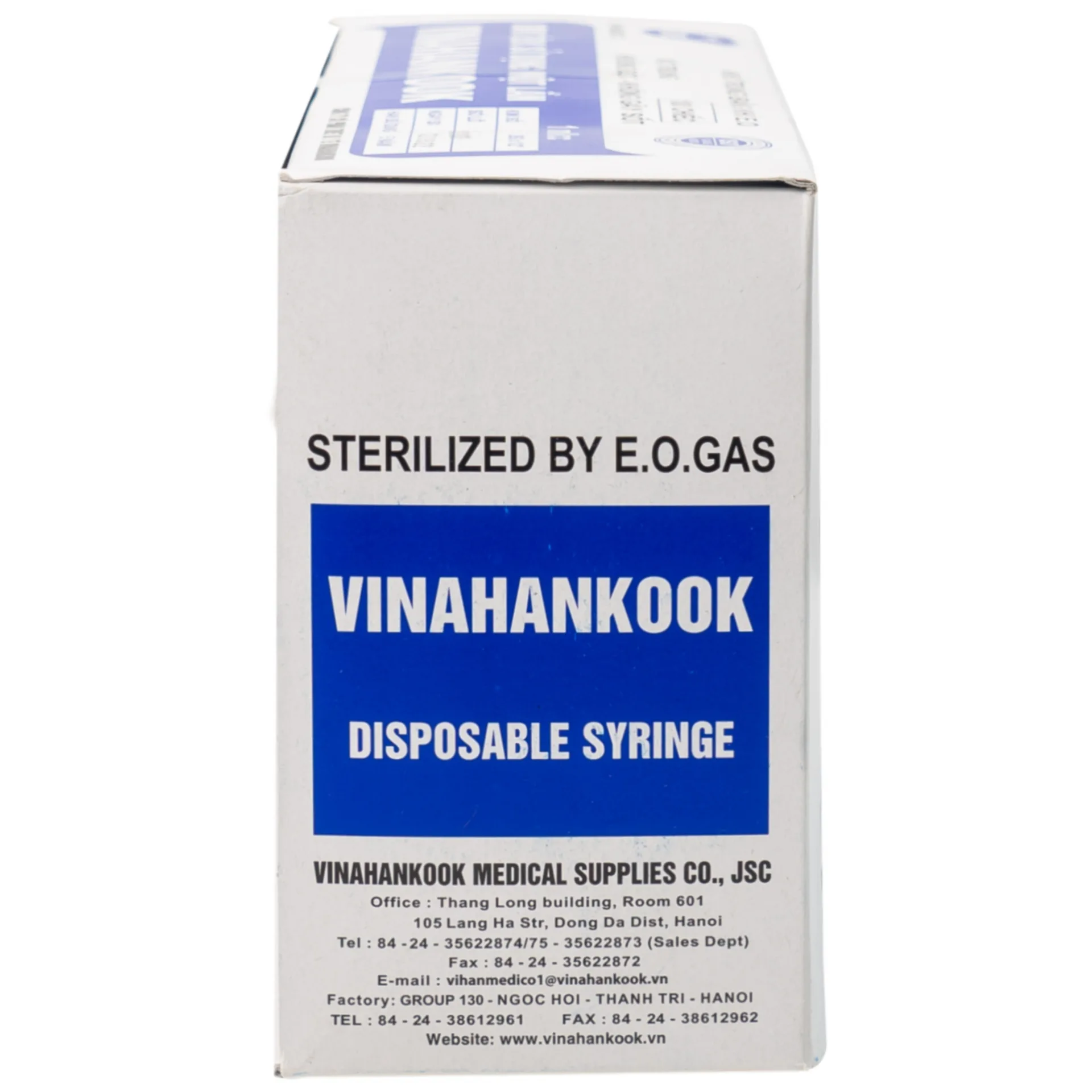 Hình ảnh Bơm tiêm sử dụng một lần Vinahankook 1ml/cc được khử trùng bằng khí E.O (100 chiếc)