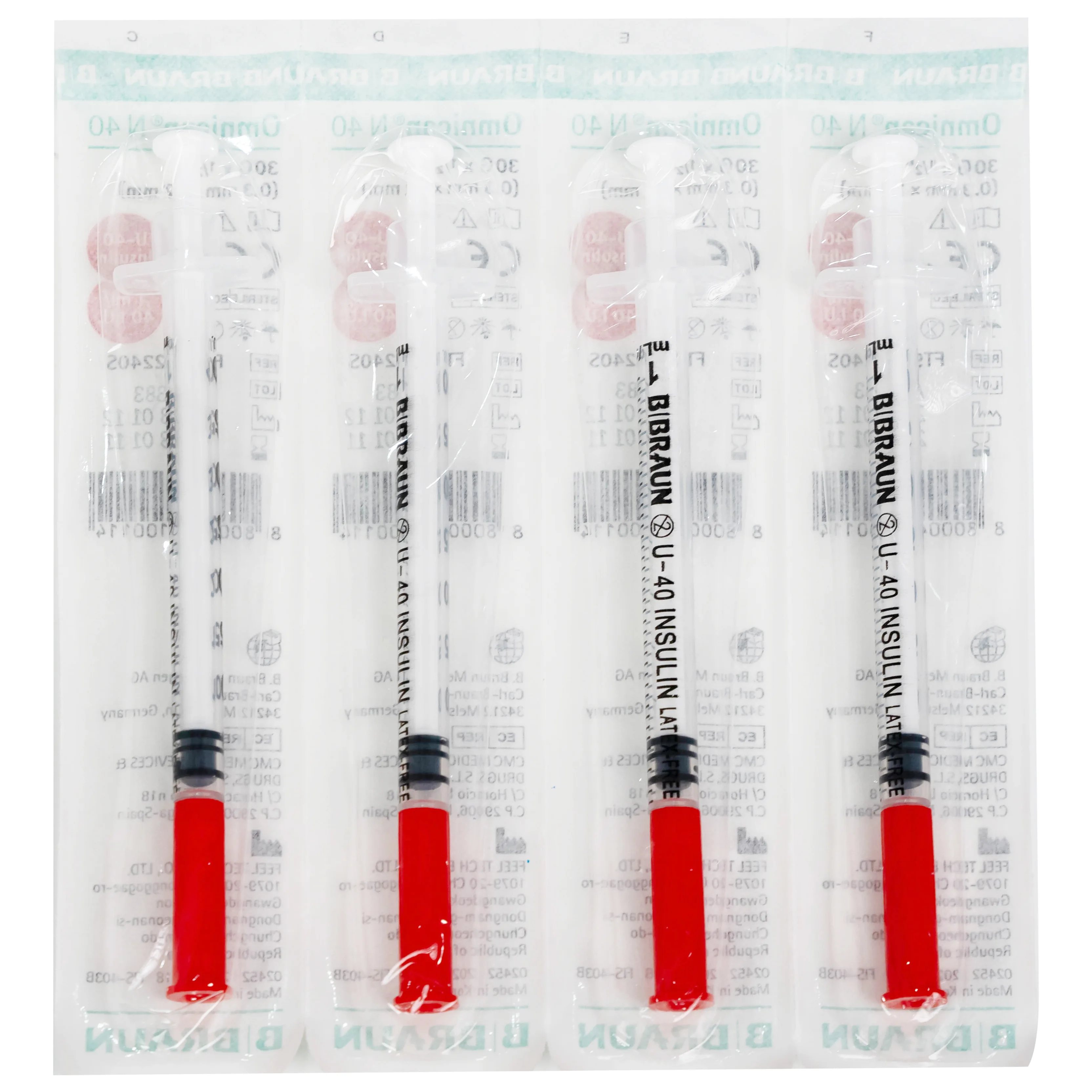 Hình ảnh Bơm tiêm Insulin Omnican N40 B.Braun dùng tiêm insulin dưới da (100 cái)