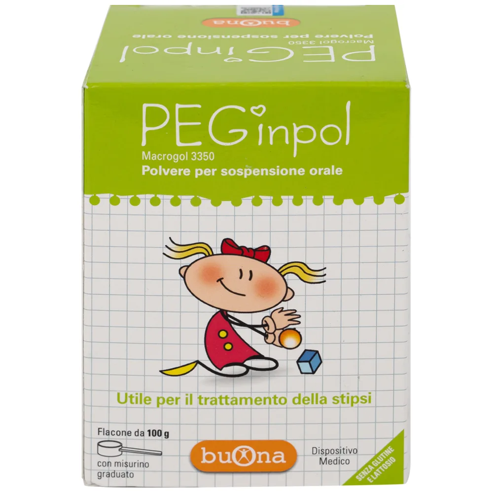Hình ảnh Bột nhuận tràng PEGinpol Buona cải thiện tình trạng táo bón cho trẻ (100g)