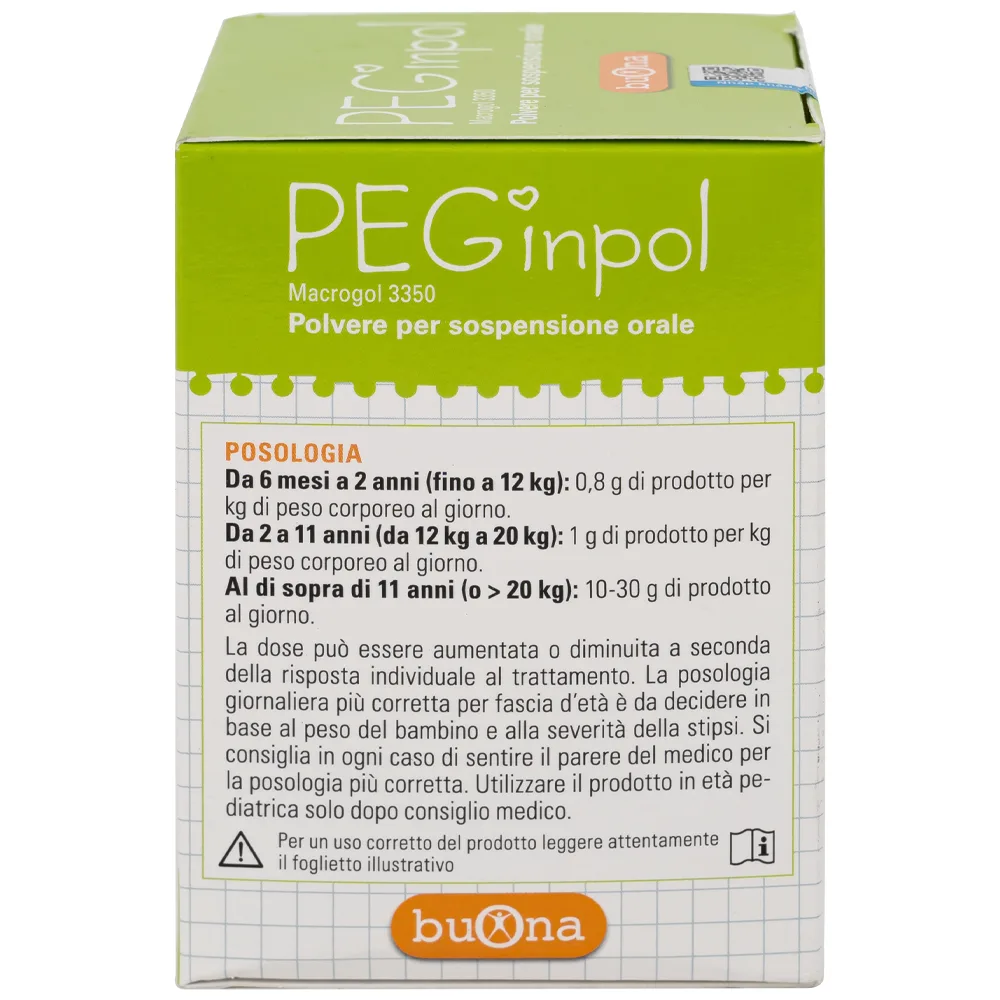Hình ảnh Bột nhuận tràng PEGinpol Buona cải thiện tình trạng táo bón cho trẻ (100g)