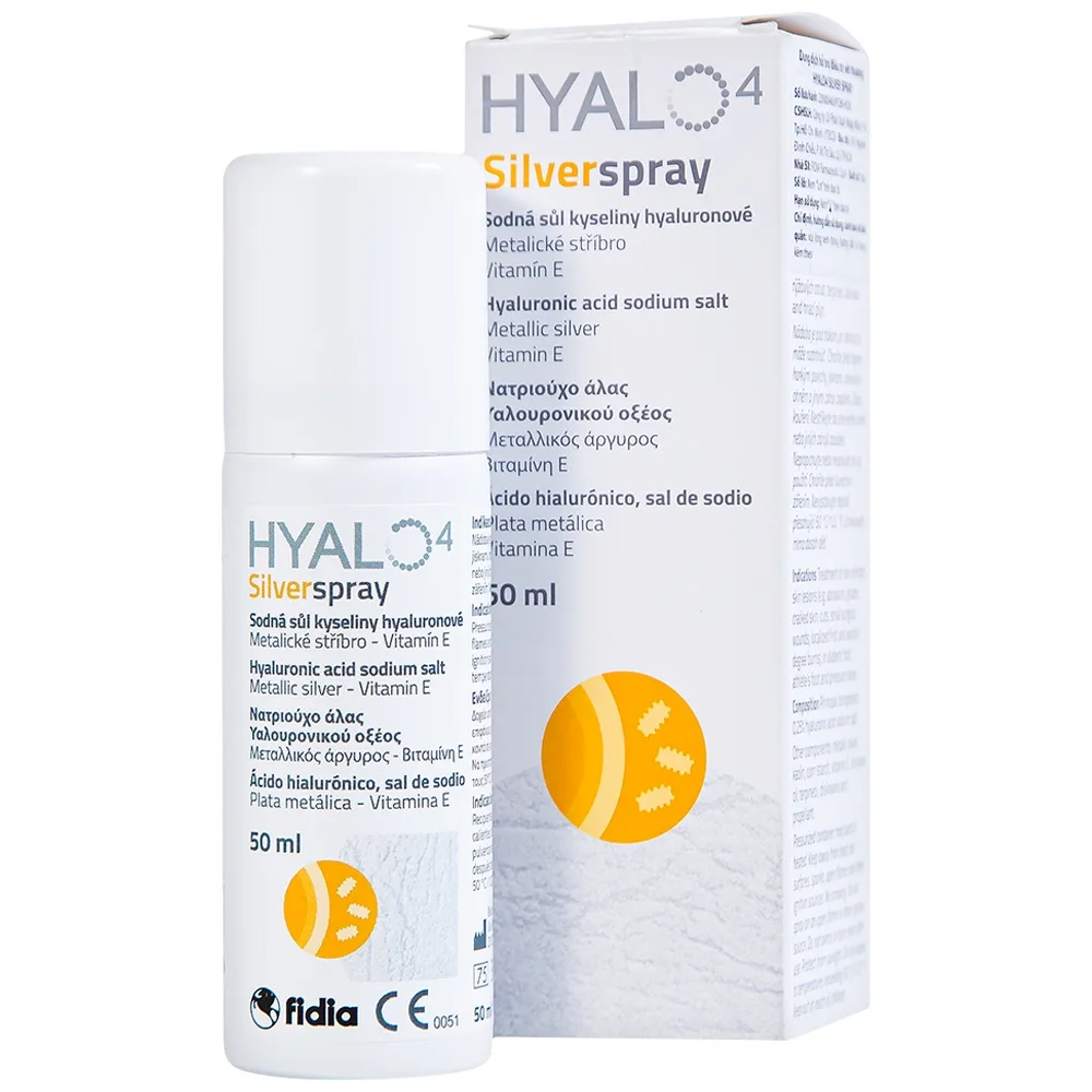 Hình ảnh Chai xịt Hyalo4 Silver Spray hỗ trợ điều trị vết thương (50ml)
