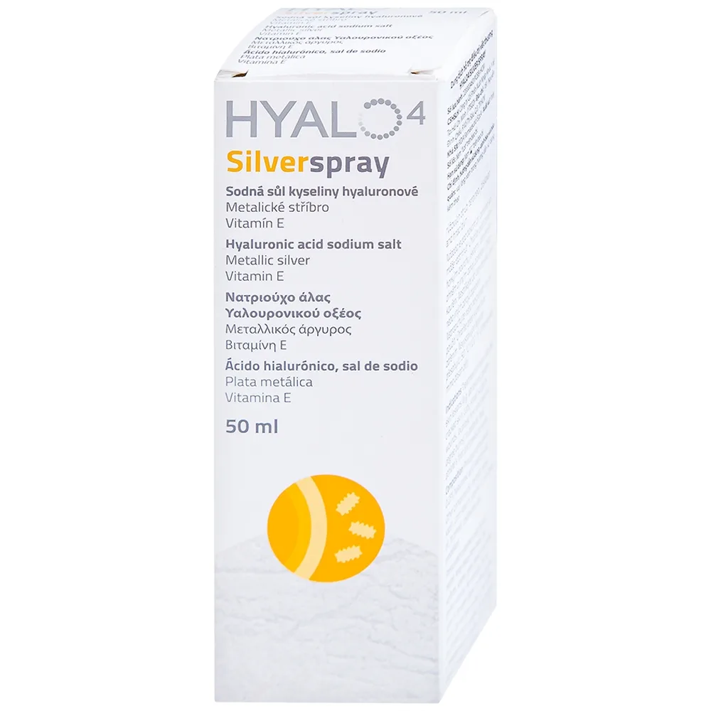 Hình ảnh Chai xịt Hyalo4 Silver Spray hỗ trợ điều trị vết thương (50ml)