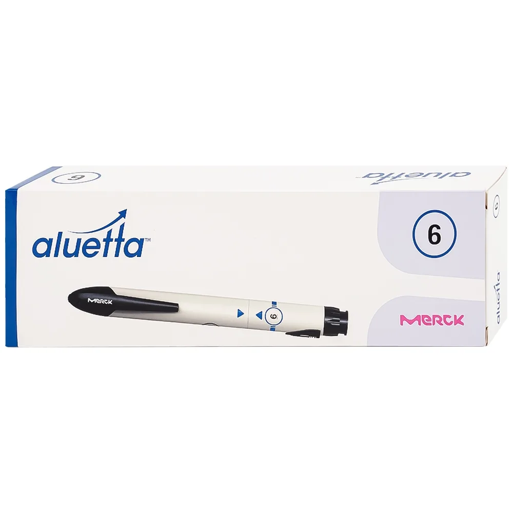 Hình ảnh Bút tiêm aluetta Merck điều trị bệnh tiểu đường bằng insulin
