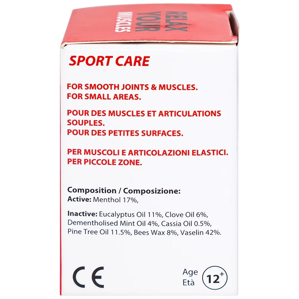 Hình ảnh Cao Starbalm đỏ 25g xoa bóp, làm nóng, thấm sâu vào cơ, hỗ trợ chấn thương