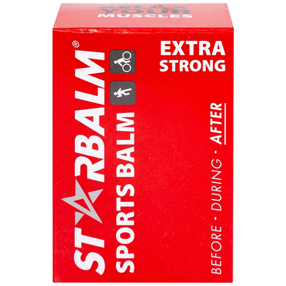 Hình ảnh Cao Starbalm đỏ 25g xoa bóp, làm nóng, thấm sâu vào cơ, hỗ trợ chấn thương