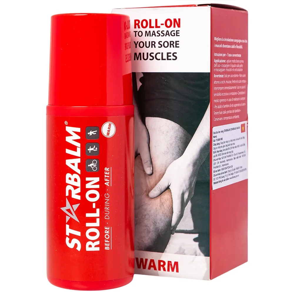 Hình ảnh Chai lăn làm nóng Starbalm giúp cơ, khớp thư giãn, tăng tuần hoàn máu (75ml)