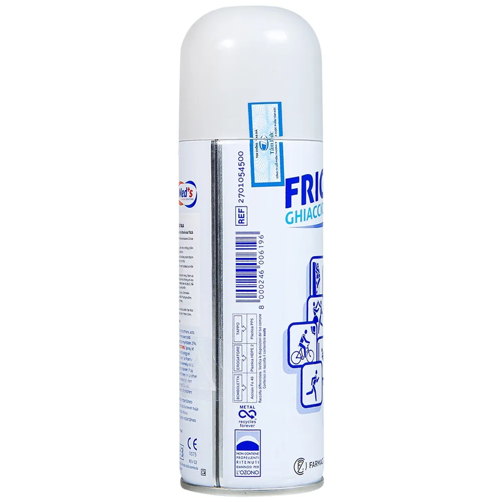 Hình ảnh Chai xịt lạnh Frigofast Spray giảm đau bong gân, căng cơ, giãn dây chằng (200ml)