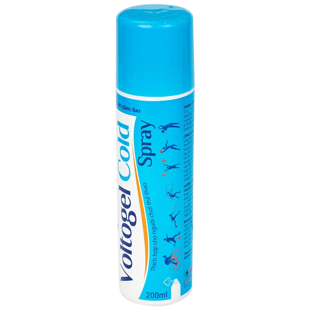 Hình ảnh Chai xịt lạnh Voltogel cold spray giảm đau, chống viêm, thúc đẩy tuần hoàn máu (200ml)
