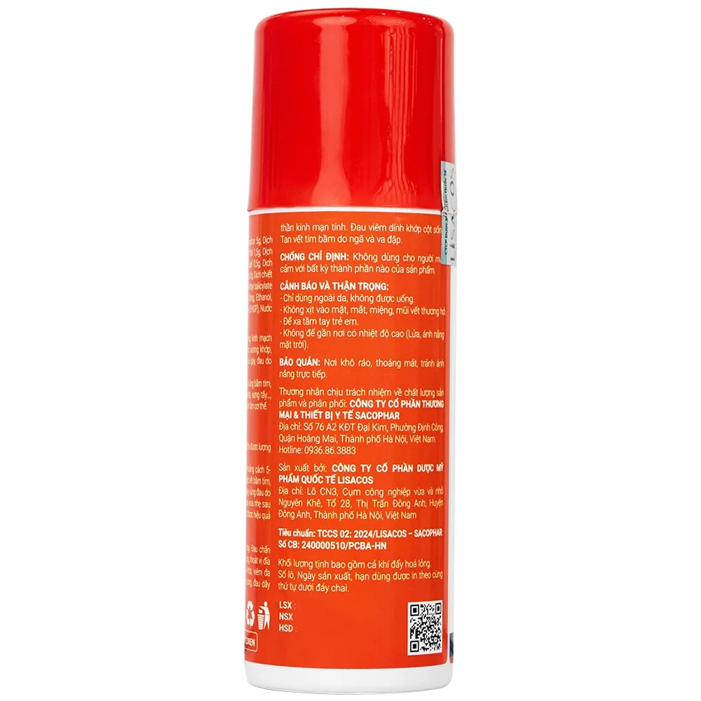 Hình ảnh Chai xịt nóng Voltogel hot spray giảm nhanh chóng các cơn đau cơ, đau vai, bầm tím, bong gân (120ml)