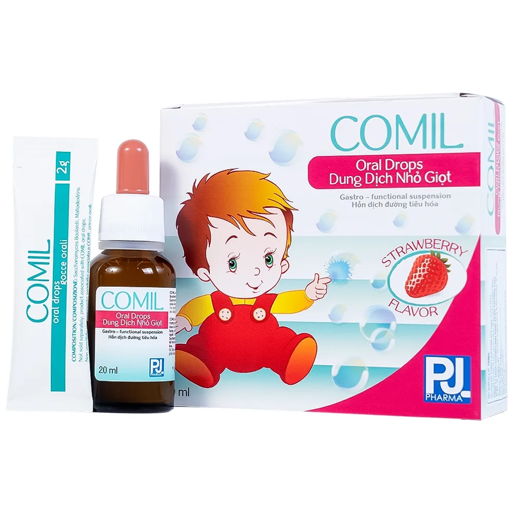 Hình ảnh Dung dịch nhỏ giọt Comil PJ Pharma giảm rối loạn tiêu hóa, chướng bụng, đầy hơi, nôn trớ ở trẻ (20ml)