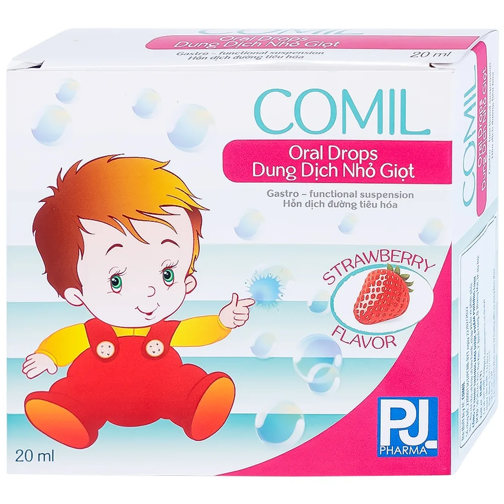 Hình ảnh Dung dịch nhỏ giọt Comil PJ Pharma giảm rối loạn tiêu hóa, chướng bụng, đầy hơi, nôn trớ ở trẻ (20ml)