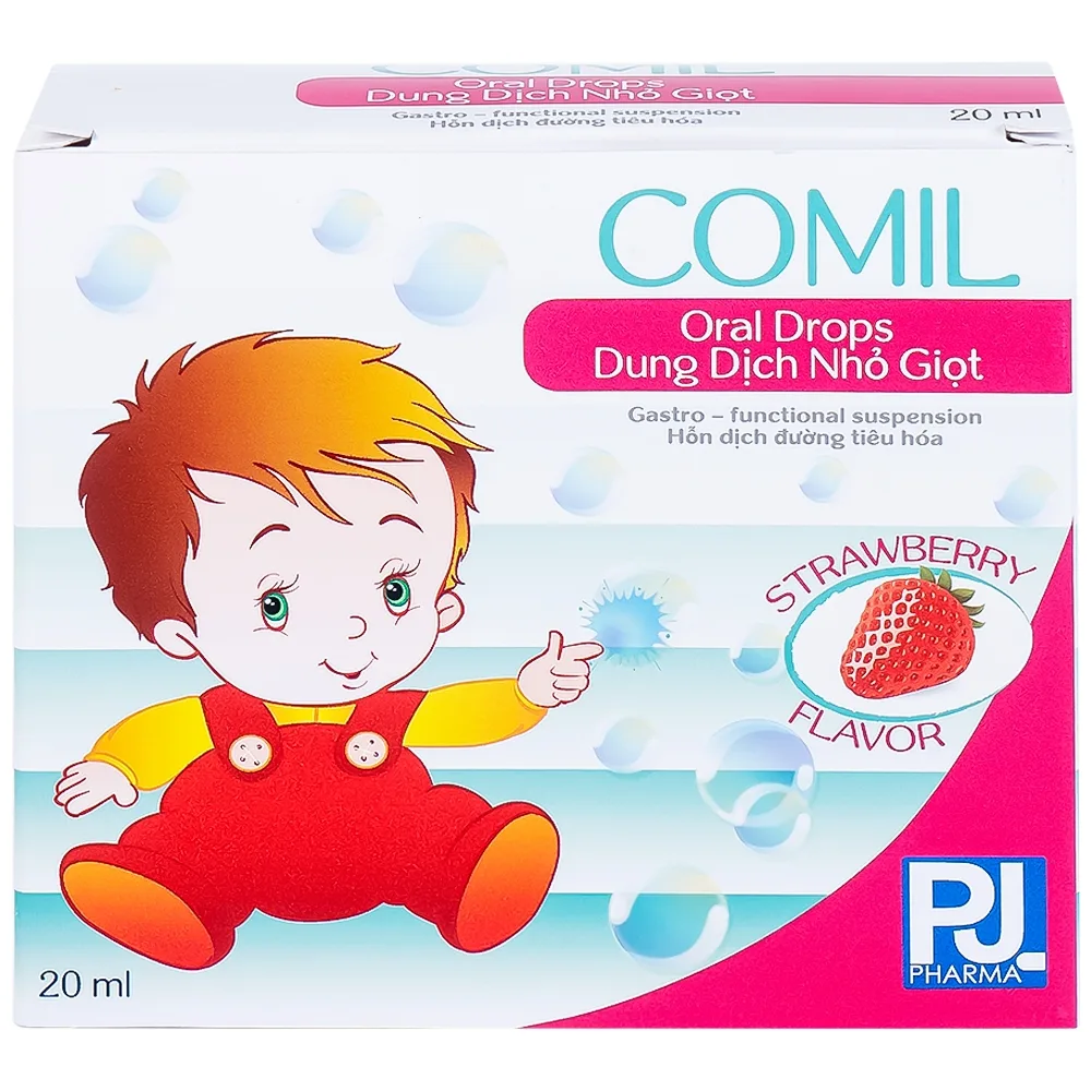 Hình ảnh Dung dịch nhỏ giọt Comil PJ Pharma giảm rối loạn tiêu hóa, chướng bụng, đầy hơi, nôn trớ ở trẻ (20ml)