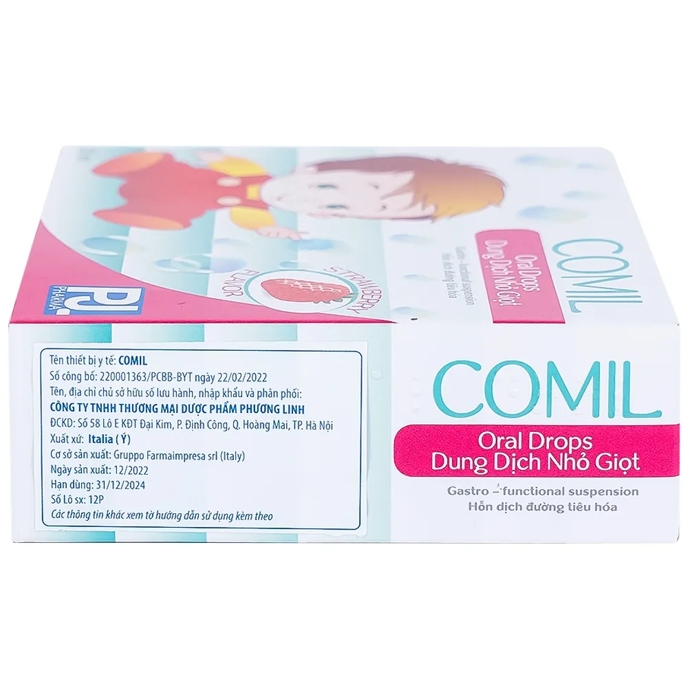 Hình ảnh Dung dịch nhỏ giọt Comil PJ Pharma giảm rối loạn tiêu hóa, chướng bụng, đầy hơi, nôn trớ ở trẻ (20ml)