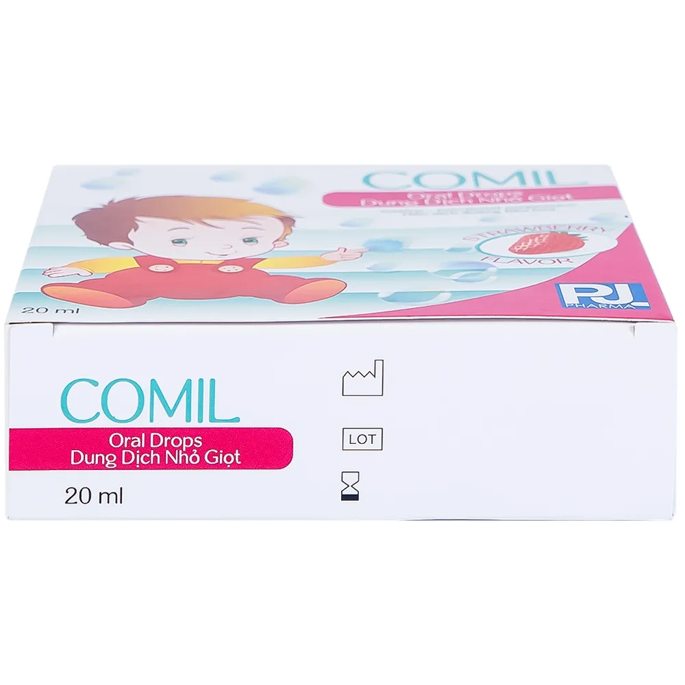 Hình ảnh Dung dịch nhỏ giọt Comil PJ Pharma giảm rối loạn tiêu hóa, chướng bụng, đầy hơi, nôn trớ ở trẻ (20ml)