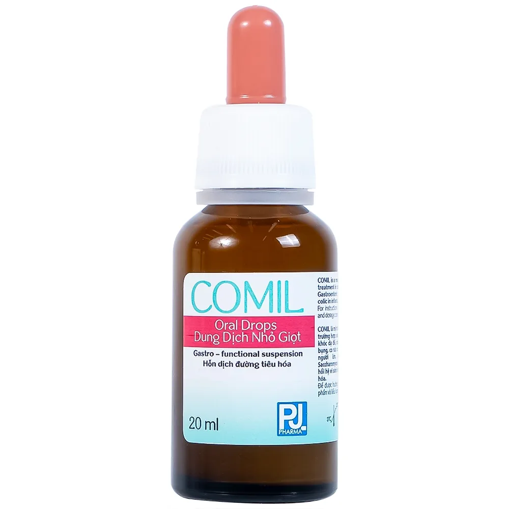 Hình ảnh Dung dịch nhỏ giọt Comil PJ Pharma giảm rối loạn tiêu hóa, chướng bụng, đầy hơi, nôn trớ ở trẻ (20ml)