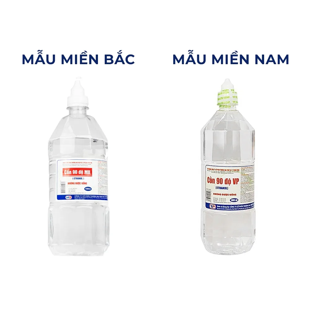 Hình ảnh Cồn 90 độ Vĩnh Phúc tiệt trùng các dụng cụ y tế (1000ml)