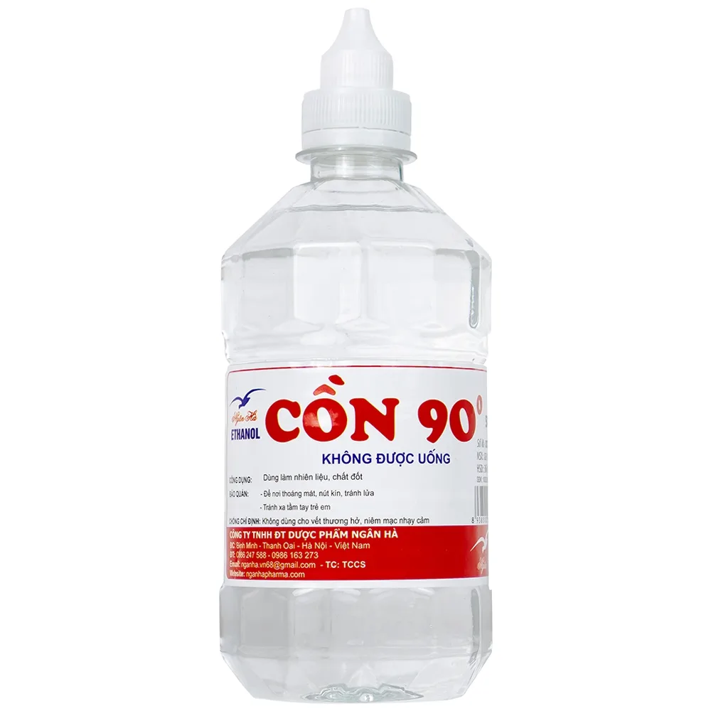 Hình ảnh Cồn Ngân Hà 90 độ hỗ trợ sát trùng dụng cụ y tế, làm dung môi, chất đốt (500ml)