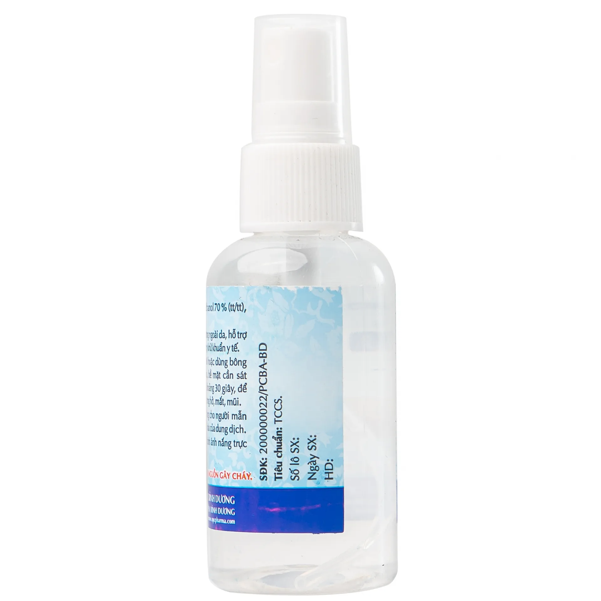 Hình ảnh Cồn xịt sát khuẩn Ethanol 70 độ OPC chuyên dùng để sát trùng ngoài da (60ml)