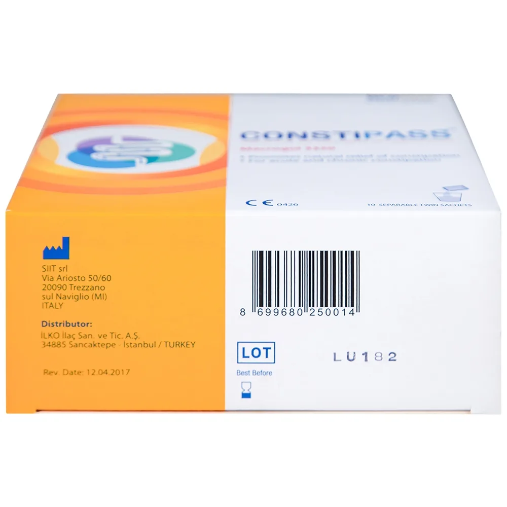 Hình ảnh Bột nhuận tràng Constipass Wellcare bổ trợ nhuận tràng, khắc phục chứng táo bón (20 gói)