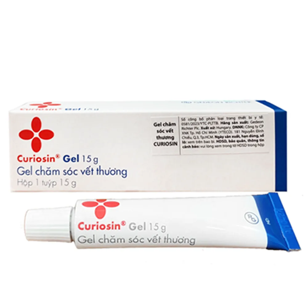 Hình ảnh Gel Curiosin Gedeon làm lành vết loét ở chân, loét điểm tỳ, loét do tiểu đường (15g)