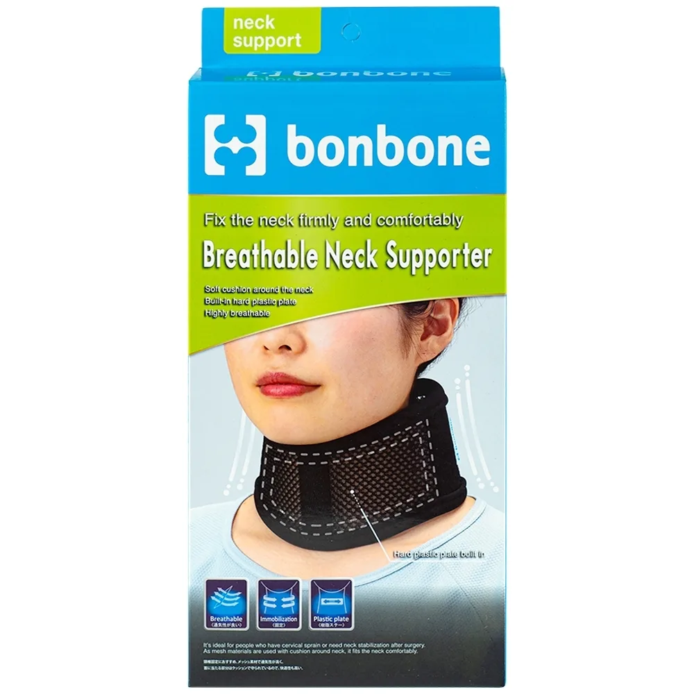 Hình ảnh Đai nẹp cổ thoáng khí size M Bonbone Breathable Neck Supporter hỗ trợ cố định cổ