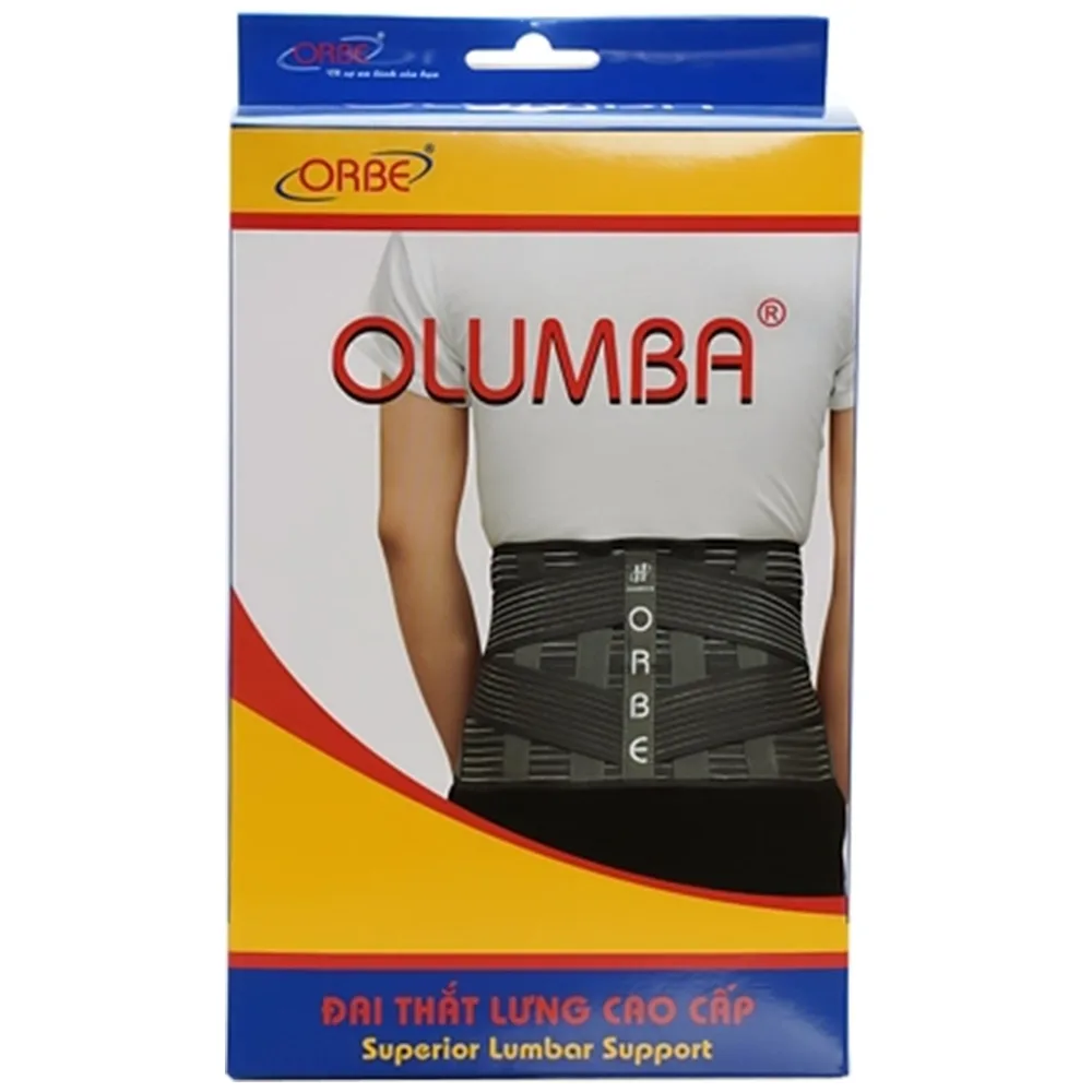 Hình ảnh Đai Thắt Lưng Cao Cấp Olumba Size XXL dự phòng tổn thương cột sống thắt lưng