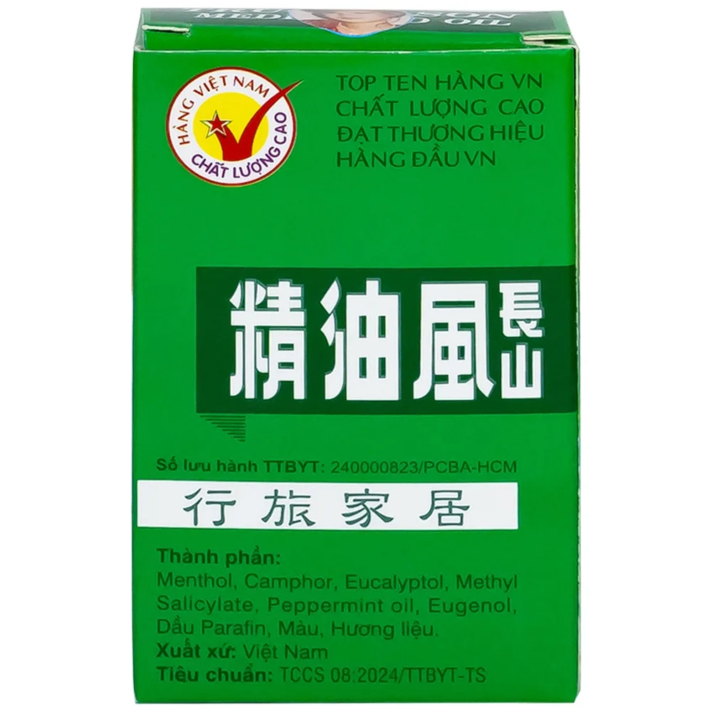 Hình ảnh Dầu gió Trường Sơn 6ml dùng hỗ trợ trường hợp cảm, ho, sổ mũi, nhức đầu (12 chai)