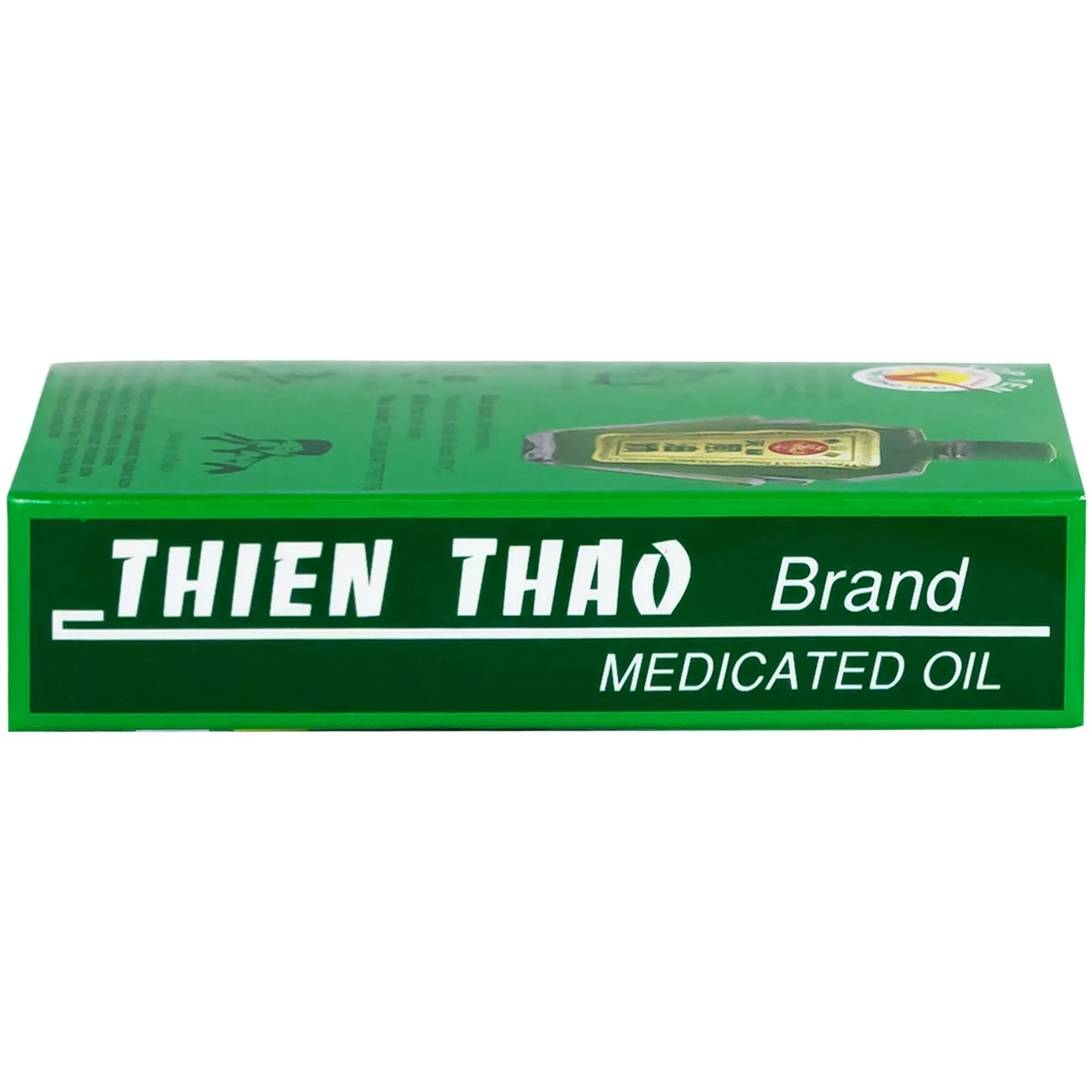 Hình ảnh Dầu gió xanh Thiên Thảo 12ml Trường Sơn dùng hỗ trợ trong trường hợp cảm, ho, sổ mũi, nhức đầu (12 chai)